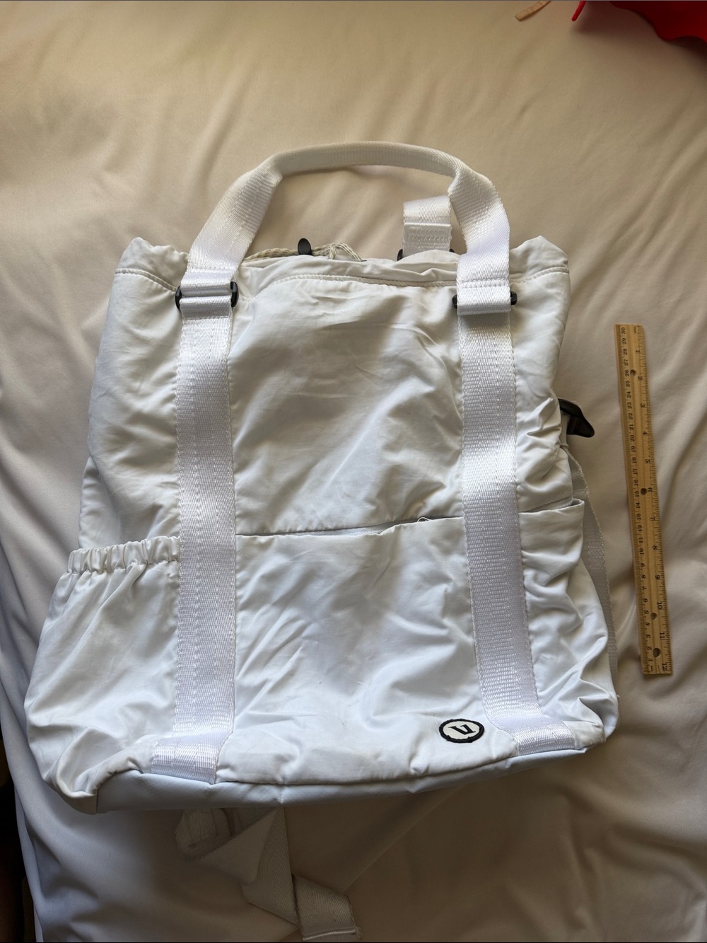 Vuori White Backpack